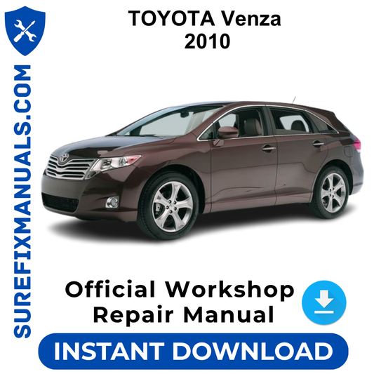 TOYOTA Venza 2010 Official Workshop Repair Manual