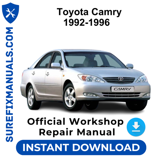 Toyota Camry 1992-1996 Official Workshop Repair Manual