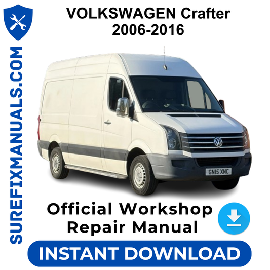 VOLKSWAGEN Crafter 2006-2016 Official Workshop Repair Manual