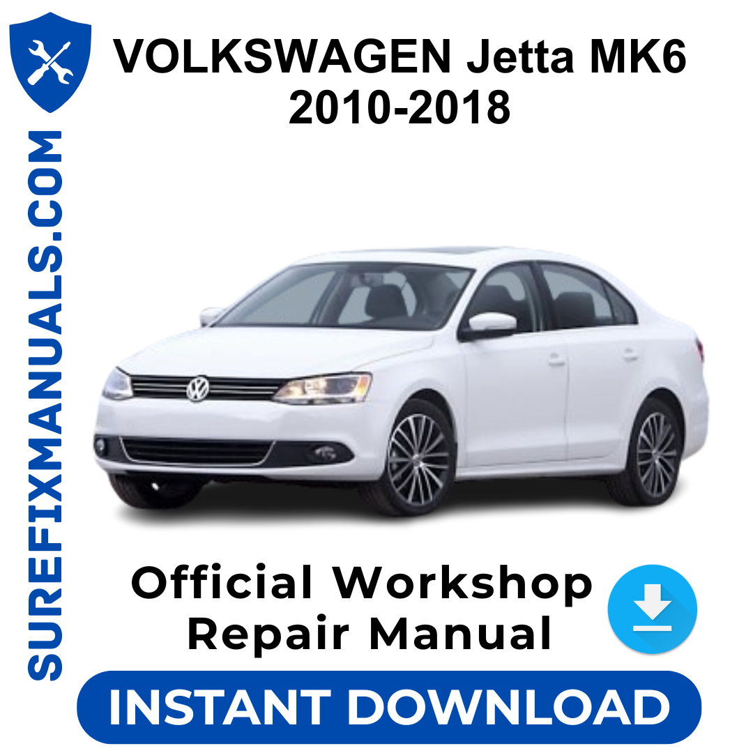 VOLKSWAGEN Jetta MK6 2010-2018 Official Workshop Repair Manual