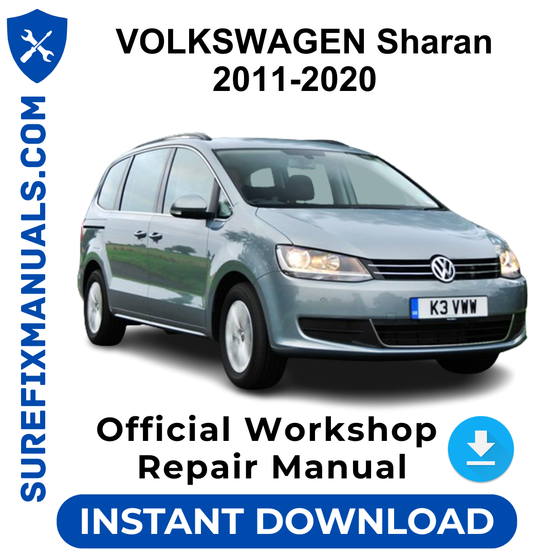 VOLKSWAGEN Sharan 2011-2020 Official Workshop Repair Manual