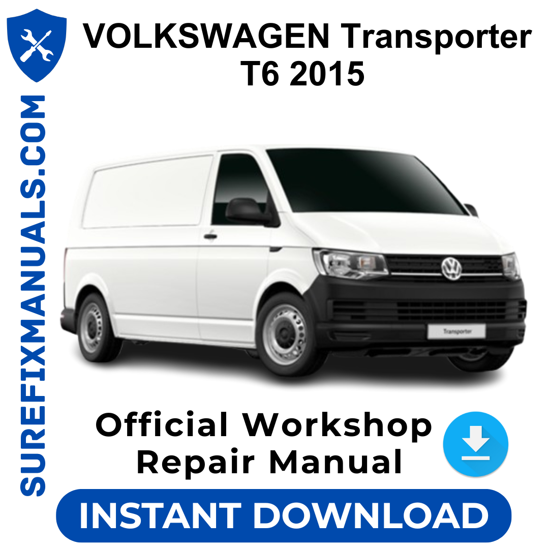VOLKSWAGEN Transporter T6 2015 Official Workshop Repair Manual