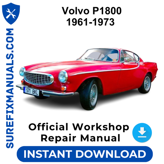 Volvo P1800 1961-1973 Official Workshop Repair Manual
